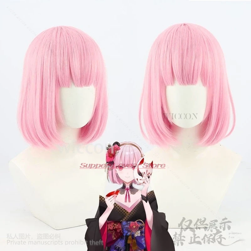 Anime Vtuber Cosplay Mori Calliope Costume EN YouTube Singer Cos Long Pink 4 Styles Heat Resistant Halloween Lolita