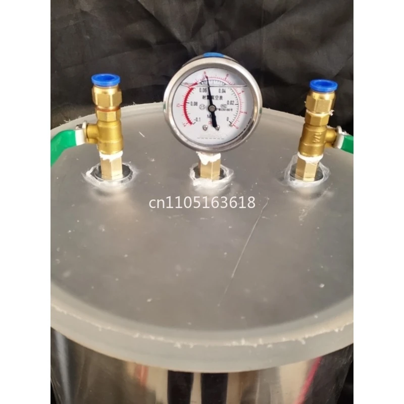 Vacuum negative pressure meter Defoaming bucket box Visual seal bucket tank pump Diversion collector pumping
