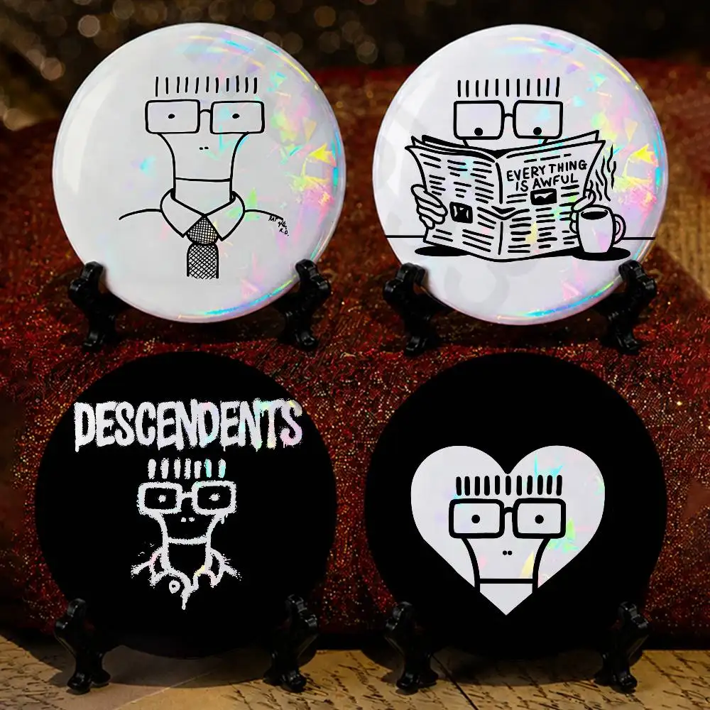 D-Descendants Milo 32/44/58mm Handmade Pins Round Brooch Badge Backpacks Clothes Jewelry Gifts