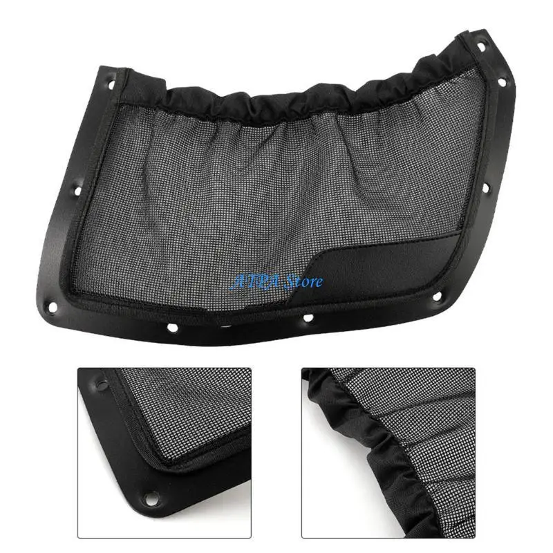 U13C Backrest Storage Net Bag UTV Back Storage Pocket Pocket for