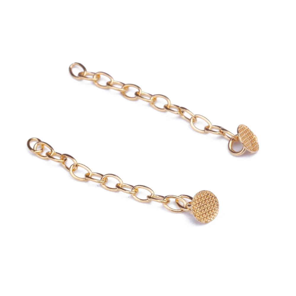 2 teile/paket AZDENT Dental Kieferorthopädische Lingual Traktion Taste Kette Runde Mesh Basis Silber Gold Farbe Zahnmedizin Werkzeug – Detail 7