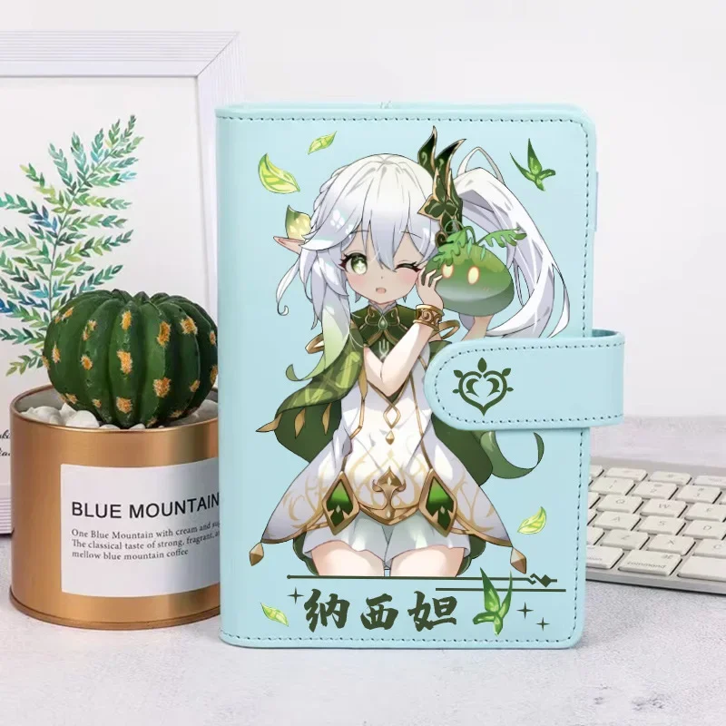 Genshin Impact Game Nahida Notebook Kawaii Student Notepad Hand Ledger Diary Book Anime Peripheral Gift