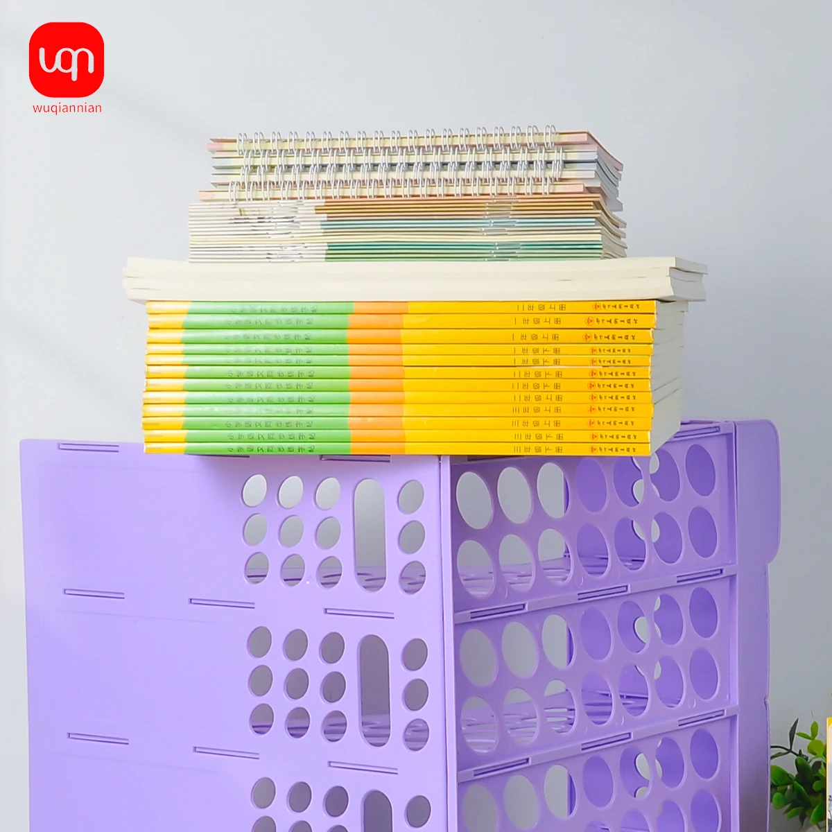 Estante de archivos para estudiantes, organizador de archivos, caja de almacenamiento de archivos de escritorio, estante de archivos multifunción