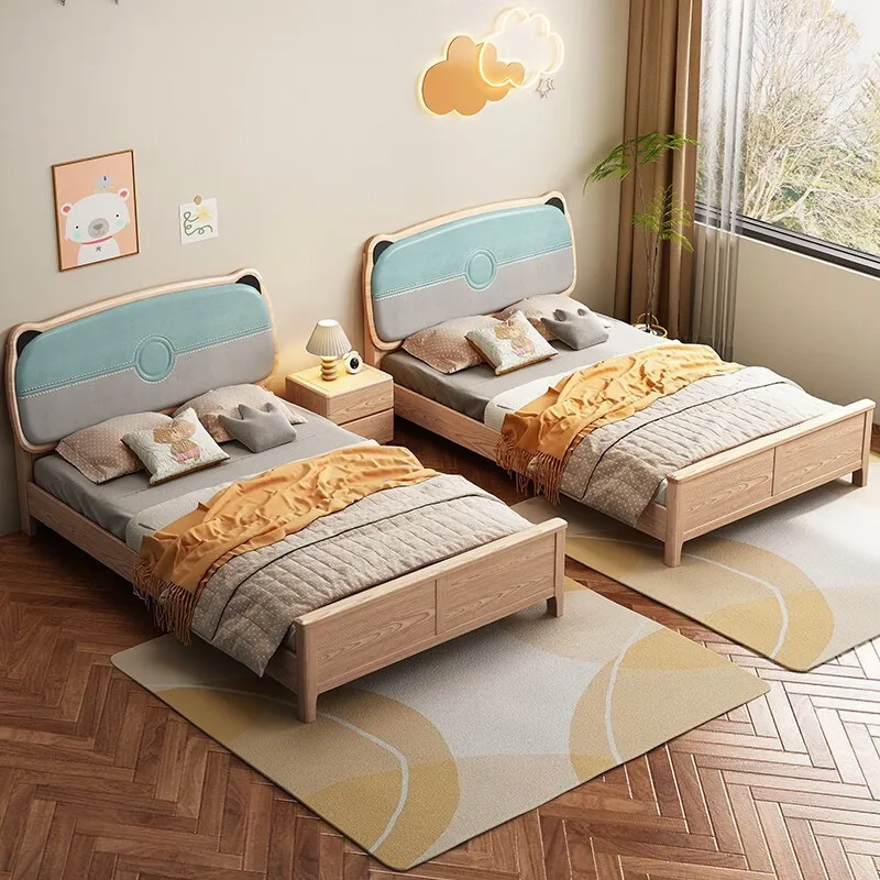 맞춤형 북유럽 원목 아동 침대