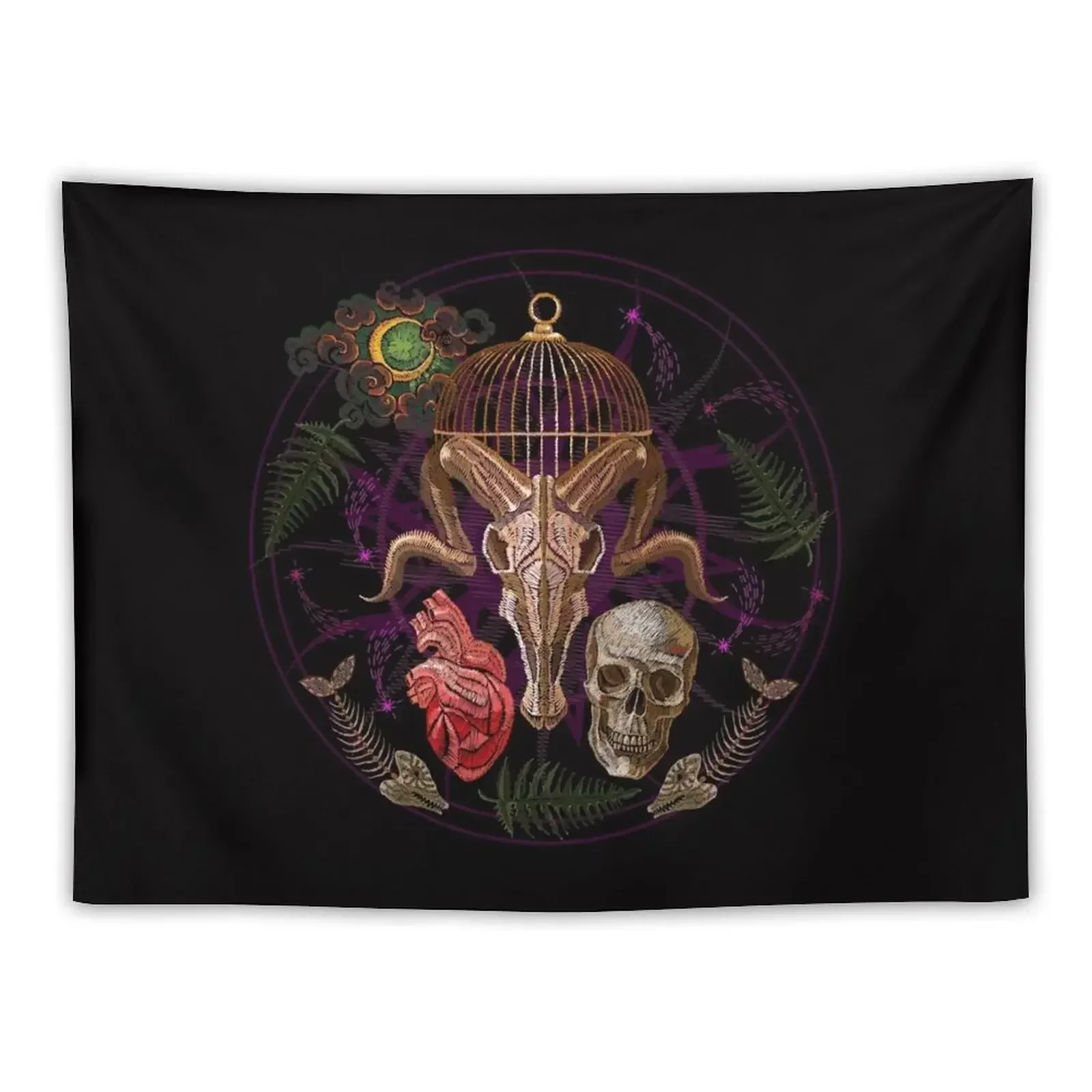 Occult and esoteric Tapestry Wall Hanging Decor Decorative Paintings Funny Things To Decorate The Room Tapestry