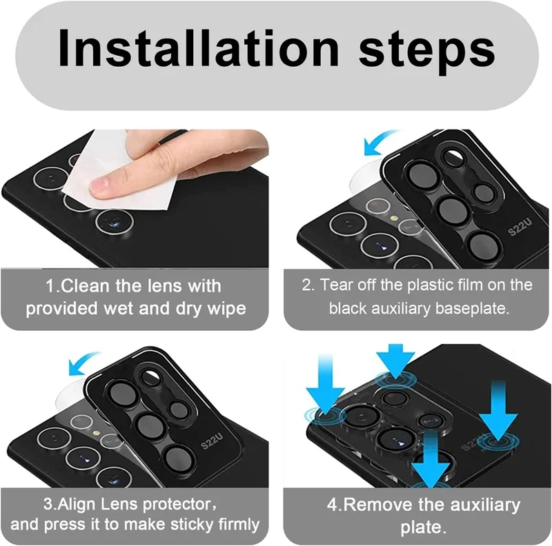 Glitter Bling Camera Lens Protector for Samsung Galaxy S23 S24 Plus S25 Ultra S25Ultra S 25 Metal Ring Lens Cover Accessories