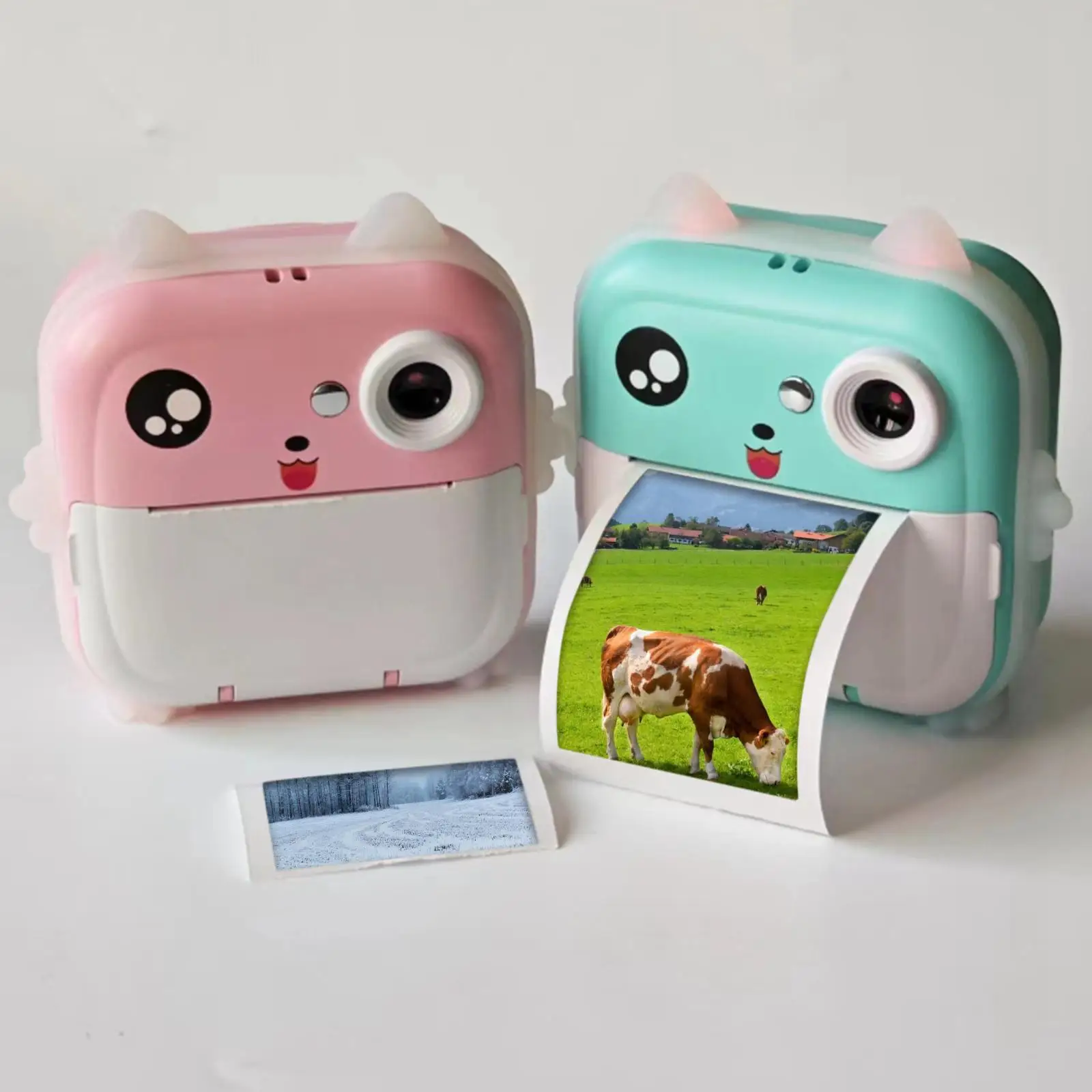 Kids Instant Camera, Children Selfie Camera 2400W Pixels Toys 2.4 inch Screen