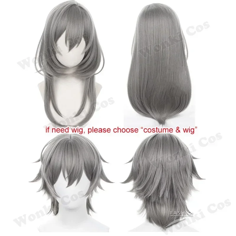 Star Rail Trailblazer Cosplay Costume Game Stelle Female Caelus Male Cosplay Wig Hair Full Set for Party Role Play Outfits