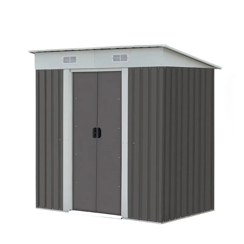 Modern 8FT X 7FT Vertical Outdoor Storage Shed, Garden Shed with With Updated Frame Structure, Tool Sheds for Backyard Garden