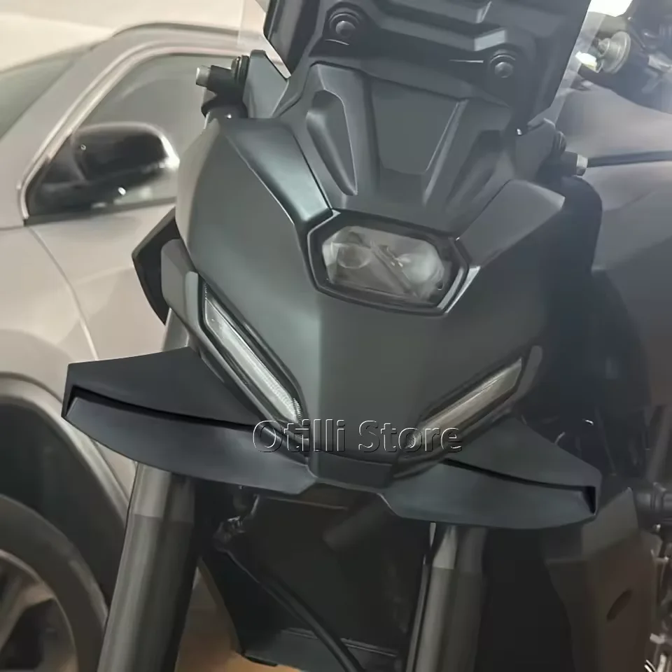 New For YAMAHA MT-07 MT07 MT 07 2025 Motorcycle Sport Downforce Naked Front Spoilers Aerodynamic Wing Deflector Black mt07