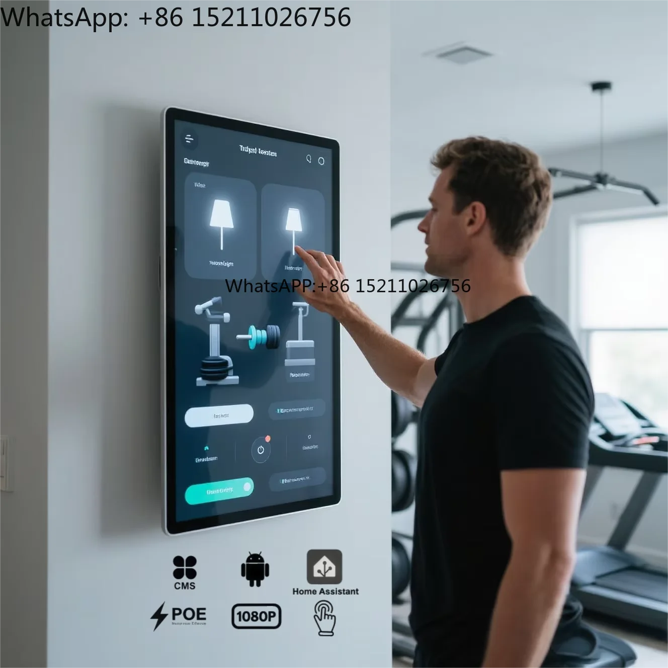 Android 14 All in One 21.5 23.6 24 32'' Lcd Capacitive Touch Screen Advertising Display Smart Display Wall Mount Digital Signage