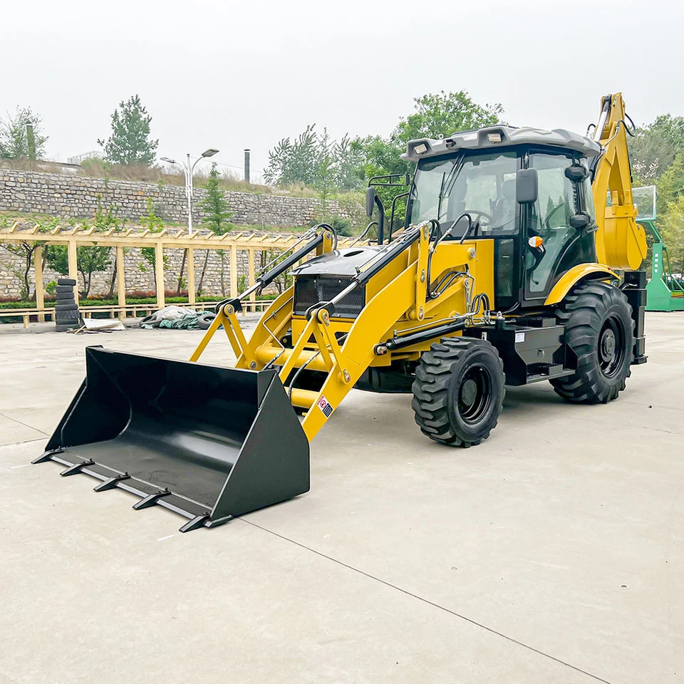 Hot Sale Portable Multifunctional Backhoe Loader Two‑headed Busy Machine for Agricultural Construction Work Factory Direct