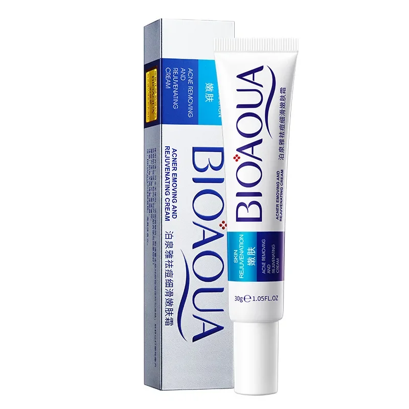 BIOAQUA 30g Acne Treatment Blackhead Removal Anti Acne Cream Oil Control Shrink Pores Acne Scar Remove Face Care Whitening