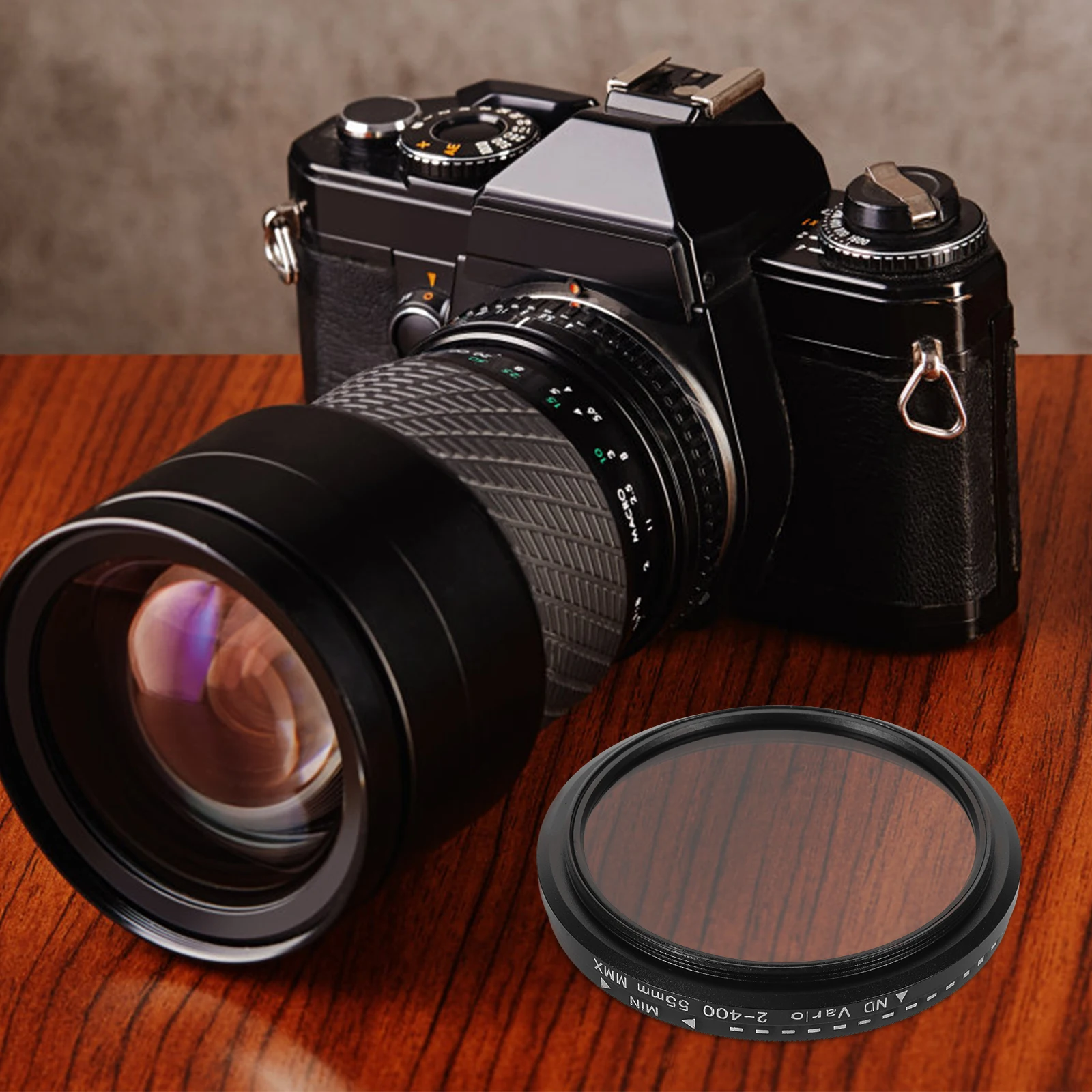 

55mm Variable Ultra Filters Lens Filter Ultra Thin ND2 ND400 Level 1 9 Camera Lens Accessories Neutral Density Filter