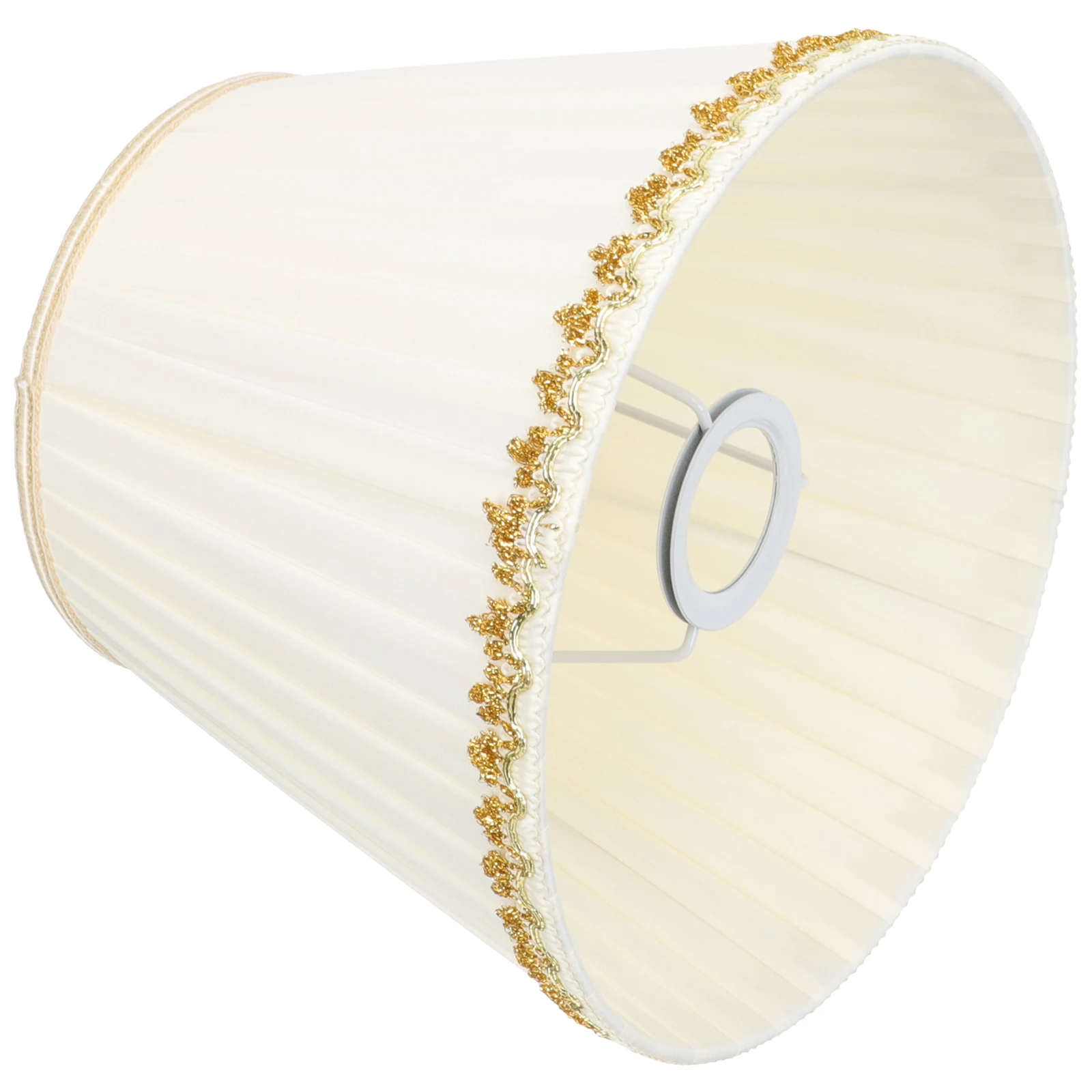 

Lampshade Table Small Cloth Metal Replacement Mini Lampshades for Bedroom Living Room Office Vintage Elegant Lighting