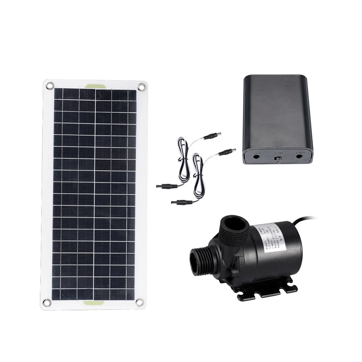 50W Solar Water Pump 800L/H DC12V Low Noise Solar Water Fountain Pump for Family Garden Water Fountain Irrigation Pump