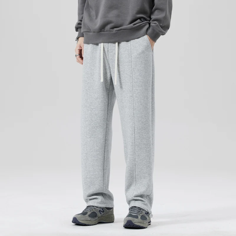 Pantaloni della tuta da jogging da uomo CAAYU moda Hip Hop giapponese Streetwear con coulisse pantaloni larghi Casual pantaloni sportivi larghi neri da uomo