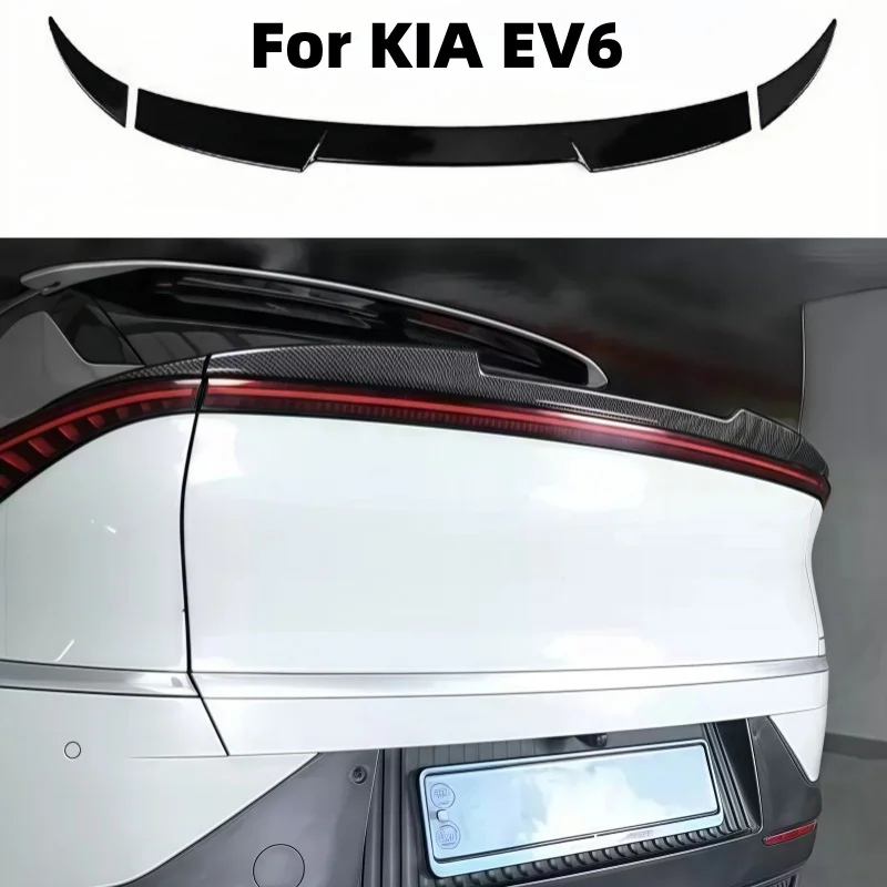 

Для KIA EV6 2021 2022 2023 2024 2025 год, спойлер из АБС-пластика, хэтчбек, крыша, заднее крыло, комплект кузова, аксессуары