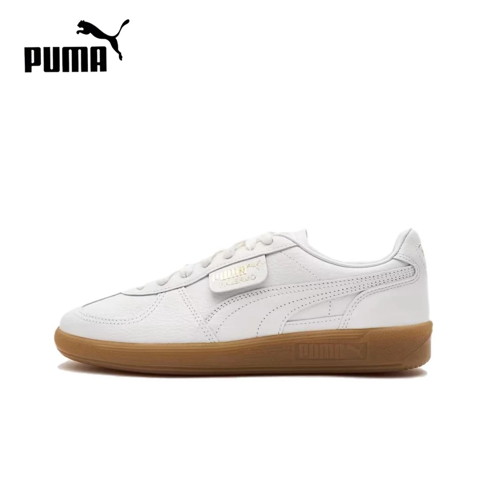 

Original Puma Palermo German Trainer Men and Women Unisex Skateboard Casual Lightweight Low-Top Retro Sneakers Shoes 397246-01