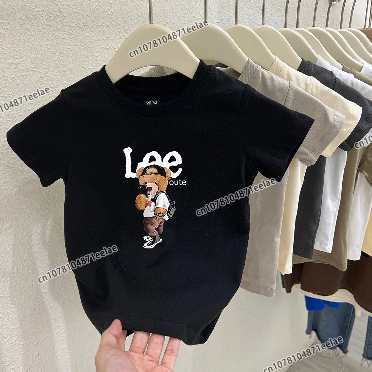 2023 Summer Fashion T-shirt  Cotton Children's Tee New Harajuku Boys T Shirt Girls Clothes Print Cartoon T Shirts Kids Clothes