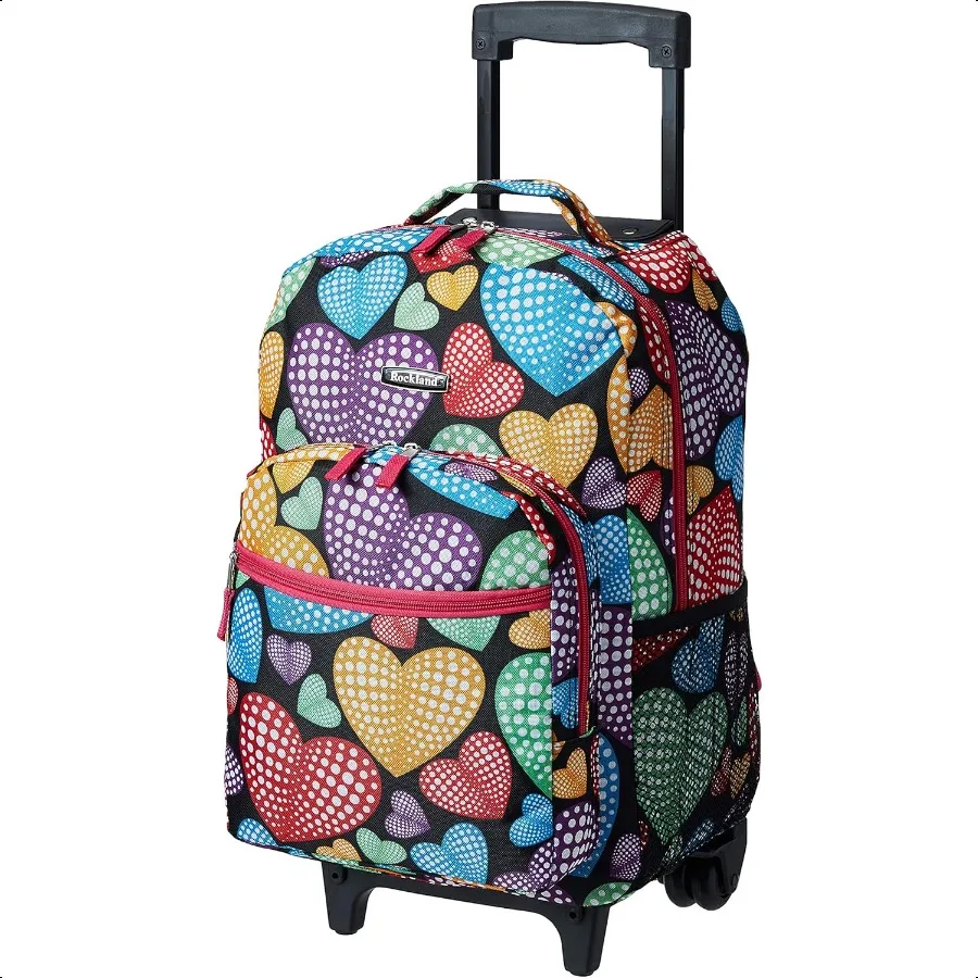 

Double Handle Rolling Backpack NEWHEART 17Inch