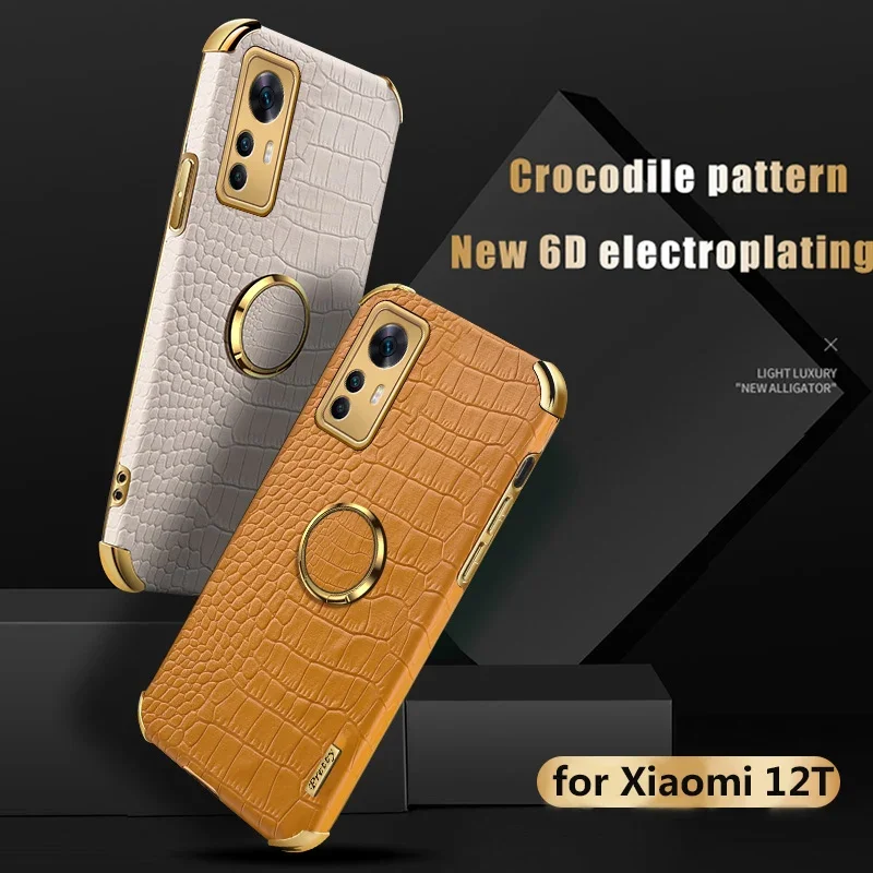 جراب حامل حلقة تمساح ، غطاء هاتف لـ شاومي مي 13 لايت 5G ، 11T برو