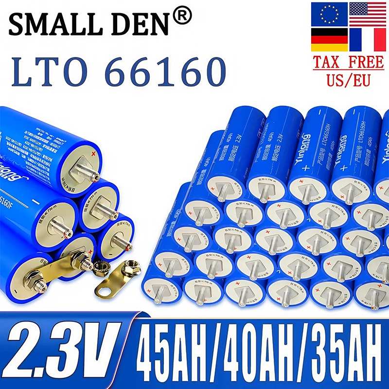 

2.3V Yinlong 45AH 40AH 35AH Lithium Titanate Battery LTO66160 10C 12V 24V 48V RV Audio Start Rechargeable Battery Duty Free