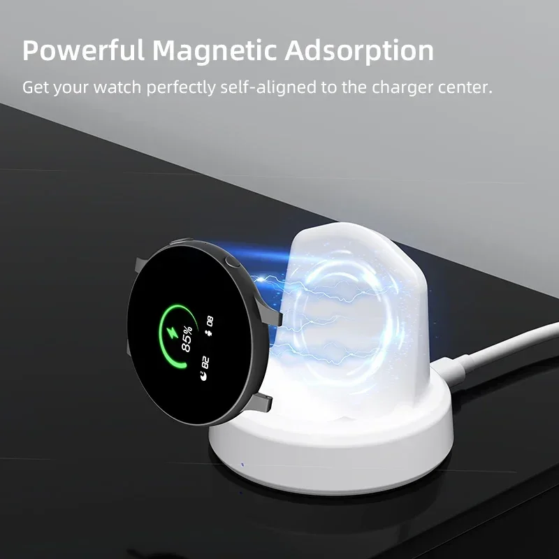 Watch Wireless Charger For Samsung Galaxy Watch 3 4 5 6 7 8 Pro Active 2 Portable USB Type C PD Cable Fast Charging Dock Station image 3