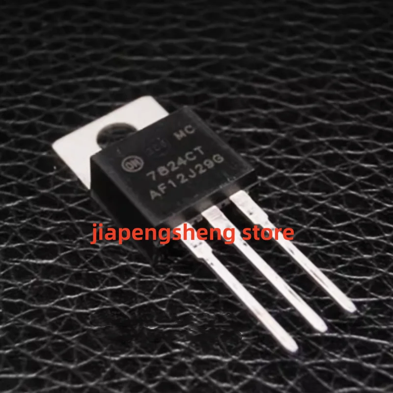 (5PCS) The new original MC7824CT/MC7824CTG three-terminal voltage regulator chip is plugged into TO-220