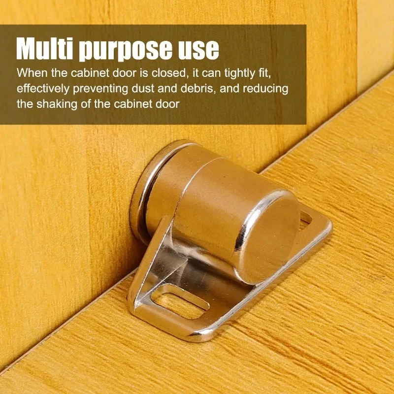 1-10Sets Magnetic Cabinet Door Magnets with Screws for Household Kitchen Cabinet and Wardrobe Catches Door Closure Lock Supplies
