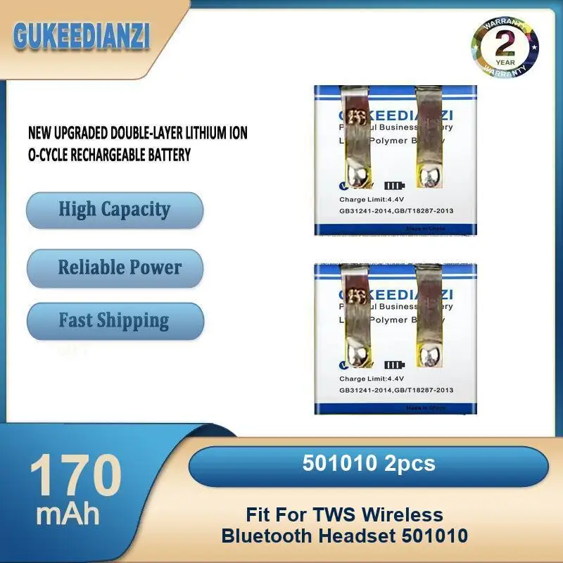 Battery Fit For TWS Bluetooth Headset I7 I9S i10 I12 MP3 MP4 GPS Toy Wireless 501010 501012 400909 I8 I9 3D Glasses 401010
