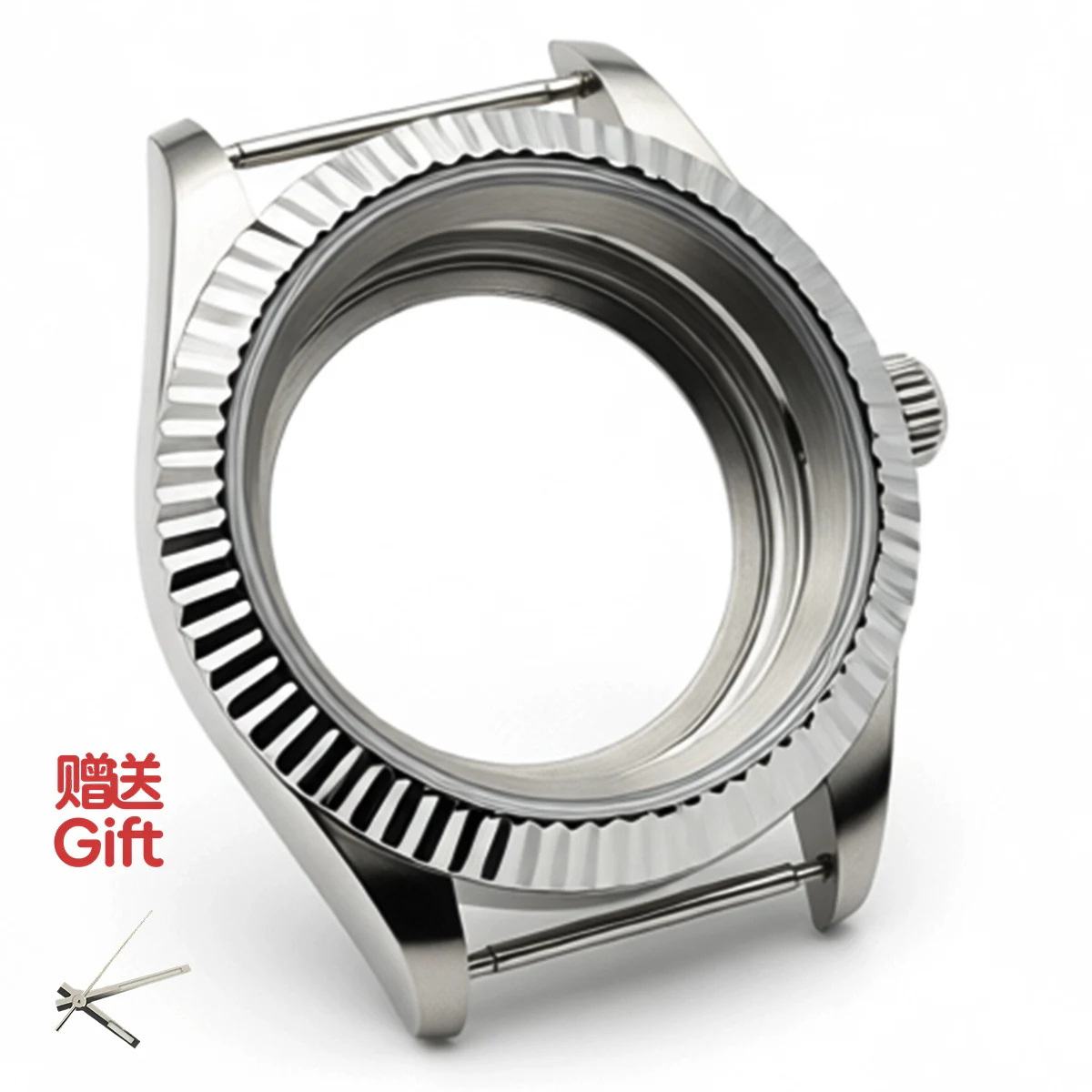 NH35 Case for SK DJ Replacement Part, Fluted Bezel