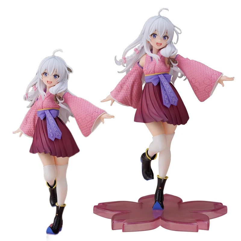 20cm anime figura versão japonesa anime figura cenário viagem da bruxa ashen mago figura de ação kimoni modelo brinquedos boneca