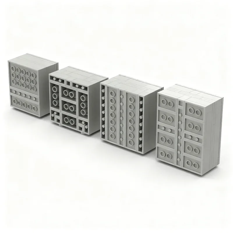 318pcs MOC Space Classic Magnetic Tape Drive Computers Model Building Blocks Toy Construction Festival Gifts Idea Brick