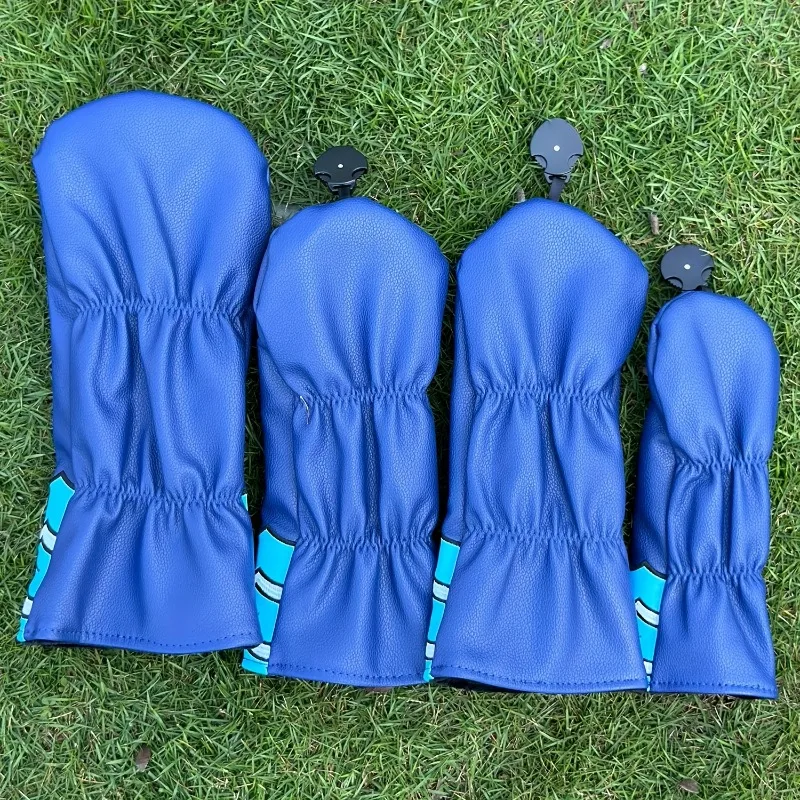 Funda protectora para palos de golf - Azul turquesa, a prueba de polvo y arañazos - Regalo ideal para golfistas - Material de PU, duradero