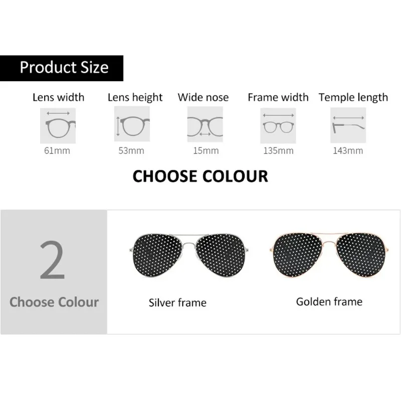 Do pielęgnacji oczu okulary korekcyjne do noszenia na noszeniu otwór zawleczki Stenopeic okulary przeciw zmęczeniu Oculos De Grau