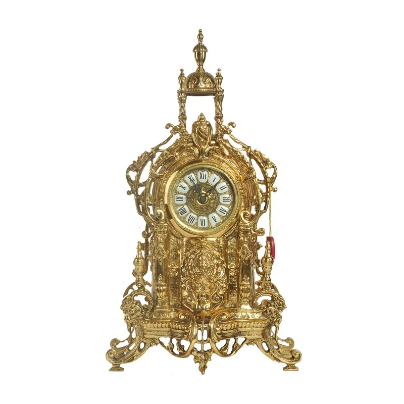

Classical European Versailles, Palace Clock French, Copper Clock Home, Ornament Clock