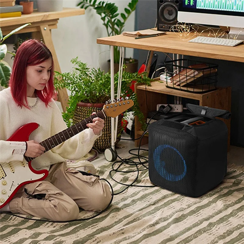 ELECT-Protective Speaker Cover For  Partybox Encore Essentinal With Handle Flap And Dustproof Mesh Case