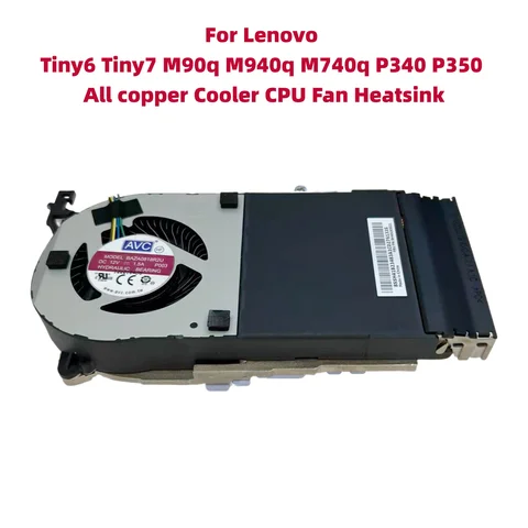 Ventilador cooler para lenovo thinkcentre thinkstation tiny6 tiny7 m90q p340 p350 m930q m80q m740q 5h40u93021 dissipador de calor de refrigeração 65w