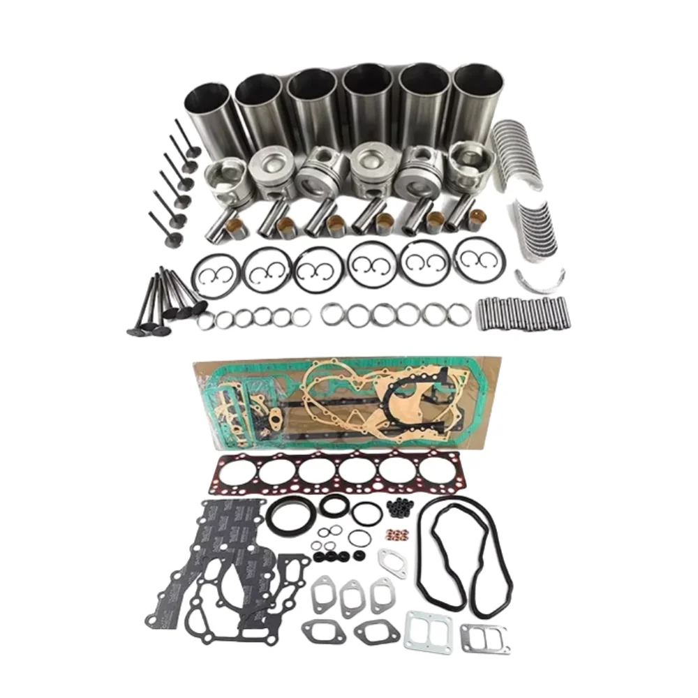 for Cylinder Liner Kit DB33 DB58 DE08 D1146 DE12 D2366 for for Develon Part for Doosan Engine Spare Parts Excavator Overhaul Kit