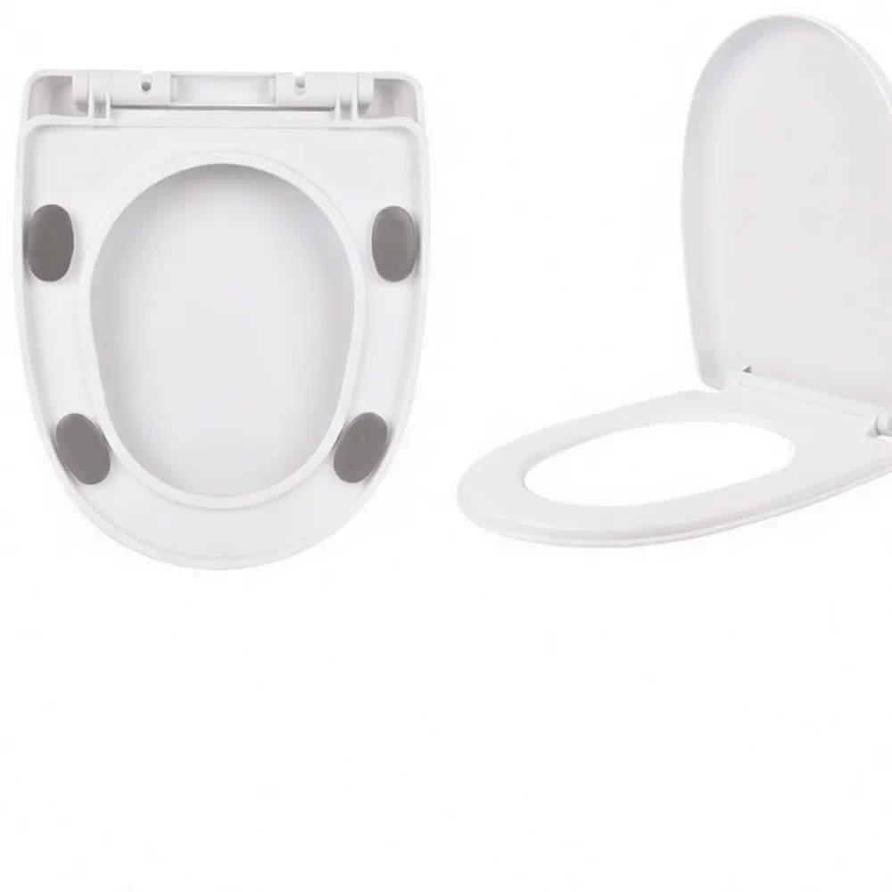 Heavy Duty Toilet Seat Cover Thickened Universal Bathroom Commode Lid Modern Style Durable PP Sanitary Ware Replacement