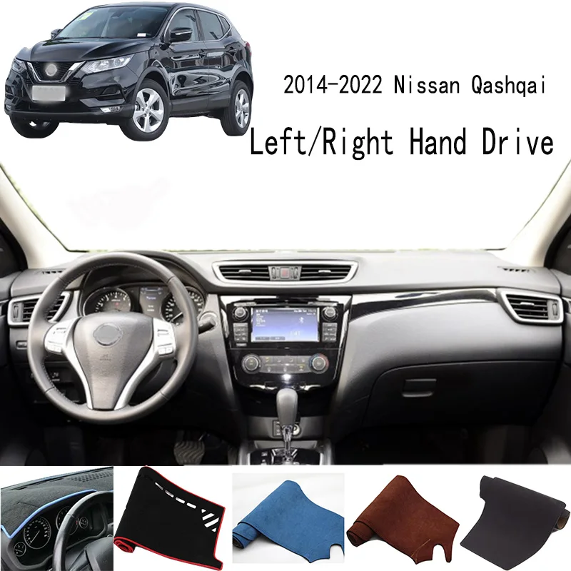 

For 2014-2022 Nissan Qashqai II J11 Dashmat Anti-Slip Dash Mat Dashboard Cover Instrument Panel Sunscreen Pad Ornaments