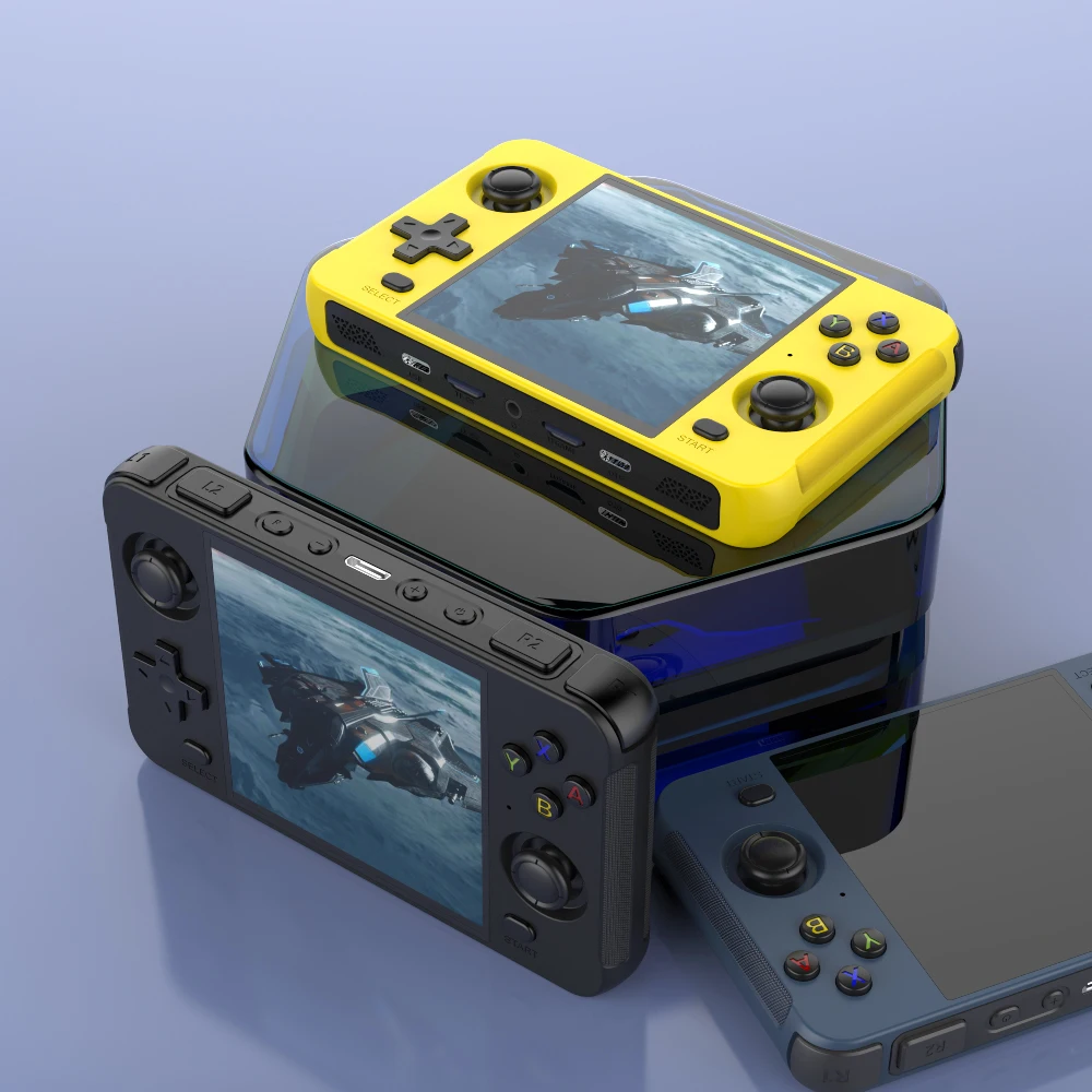 Yunyi neue Open-Source-Linux-System tragbare Pocket-Games-Player 64GB Videospiel konsole R40s Retro-Handheld-Spiele konsole