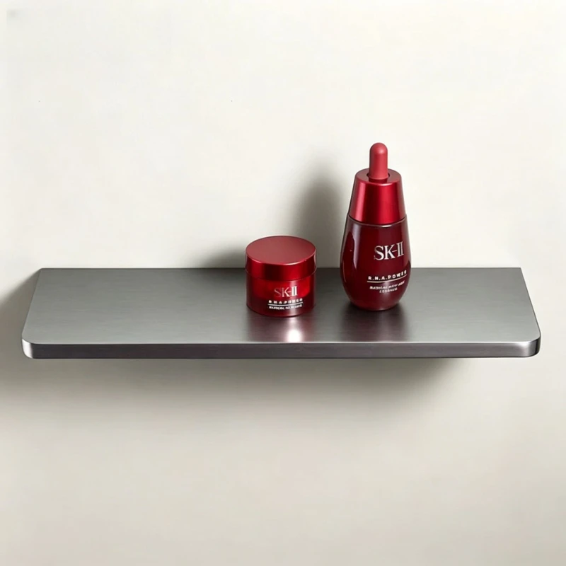 Thickened Lightweight Storage Rack Wall Mounted Vanity Stand Rust Proof Shelf Wear Resistant Bathroom Decor Shower Caddy Home