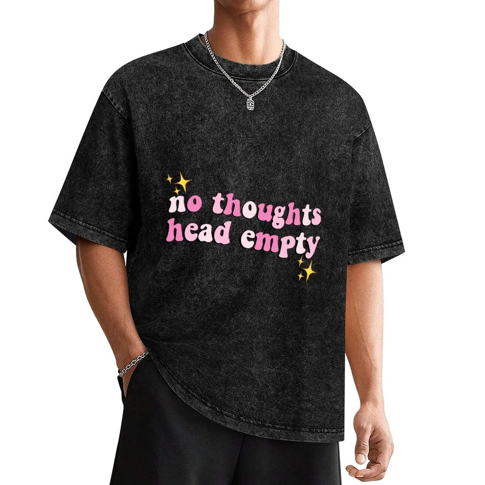 

no thoughts, head empty T-Shirt animal prinfor boys plus size clothes quick drying workout shirts for men