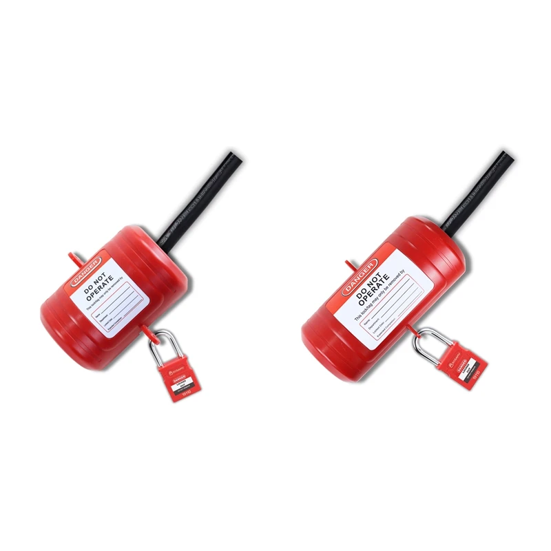 

Electrical Plug Lock For Lockout Tagout - 220 Volt Power Cord Lockout Device,Extension Cord Lock,Industrial Grade