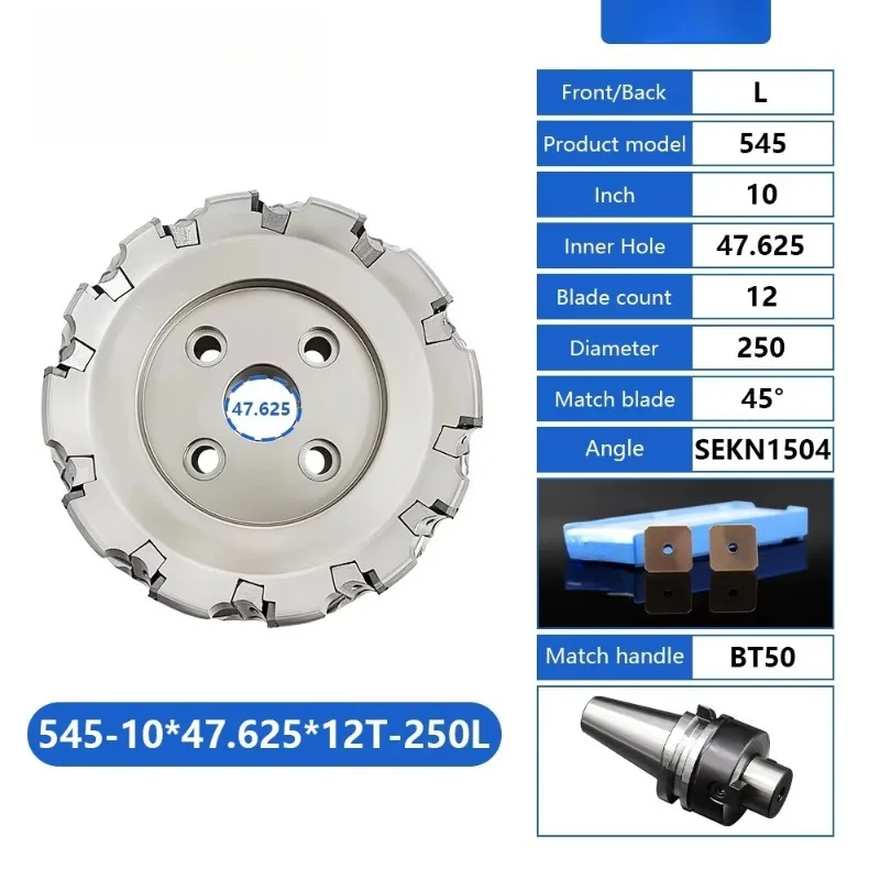 Standard HSS Milling Cutter Head Round Disc Blade Metal Cutting Processing Accessory
