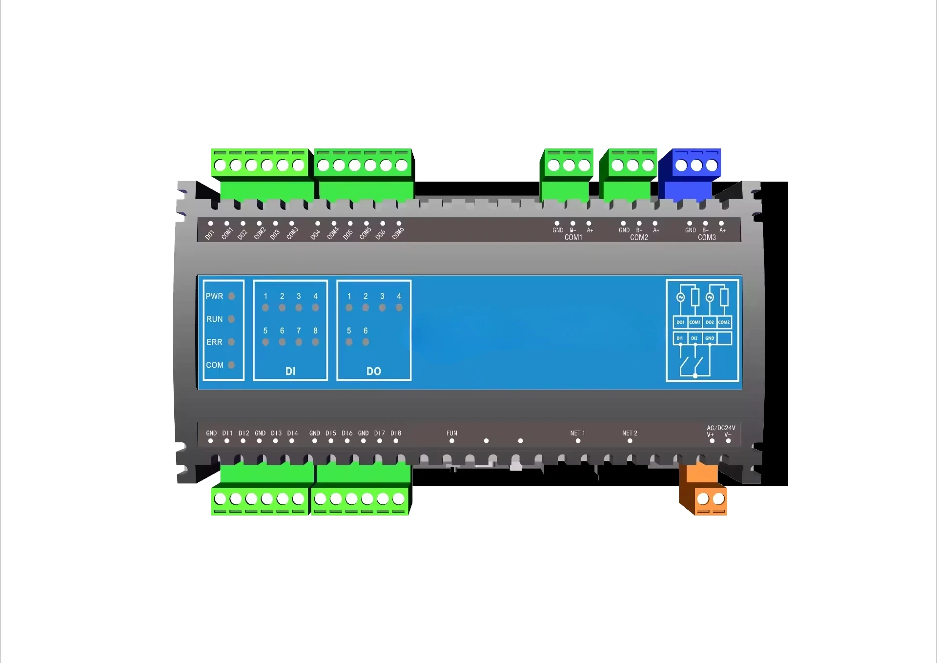 DDC2003-8600 Alles-in-één DDC-controller HMI-smartphone Compatibele IoT-oplossing Monitoring met MQTT-protocol Directe fabrikant