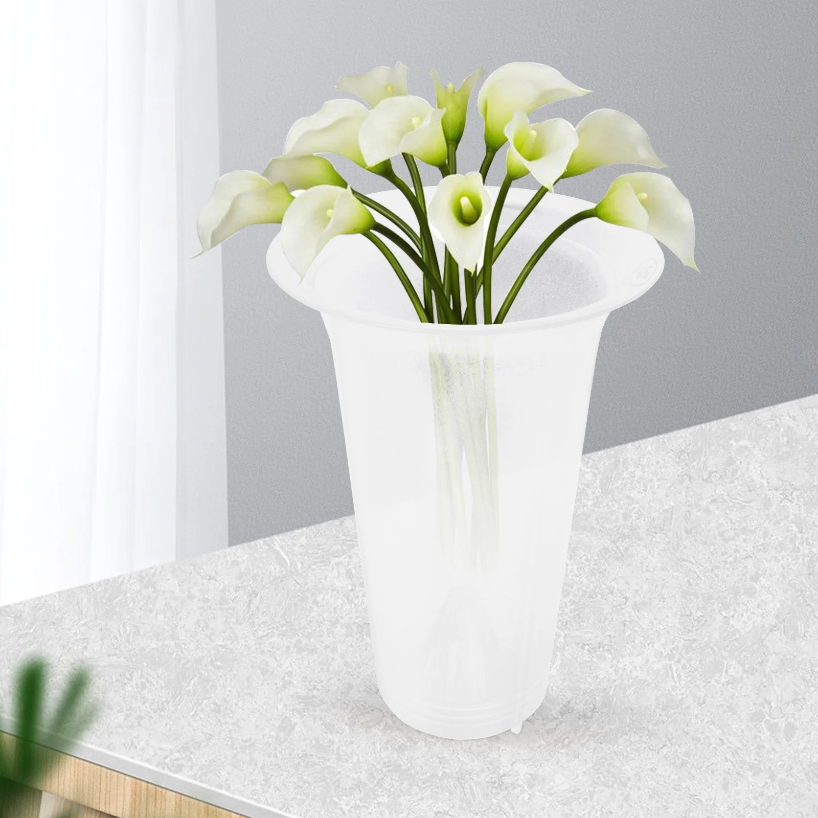 

2 Pcs Flower Pots Clear Orchid Planters Small Plastic Containers for Indoor Plants Ventilation Nursery Succulents