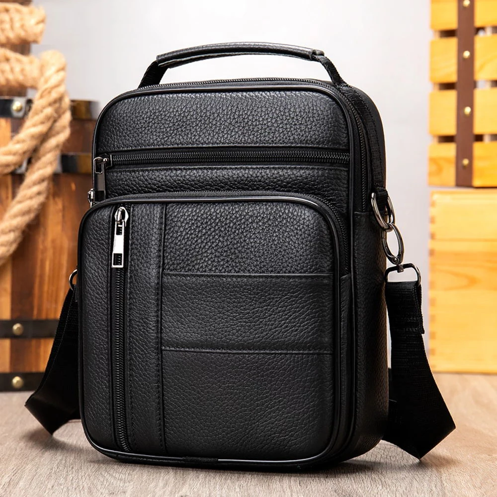 

Small Men's Bag Men Leather Men's Messenger Shoulder Bags Mini Men Bag Man Camera ipad Crossbody Bags for Men Handbags